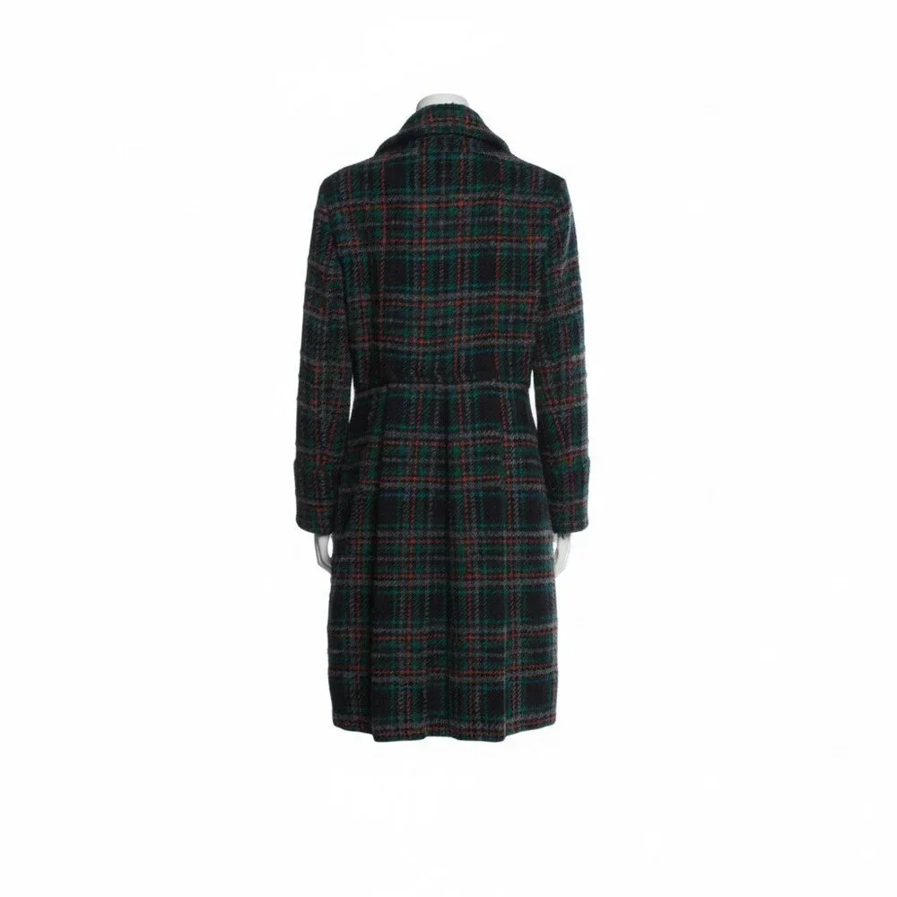 Marc Jacobs Coat Authentic Rare Plaid Wool Tweed Double-Breasted EUC - Picture 5 of 8